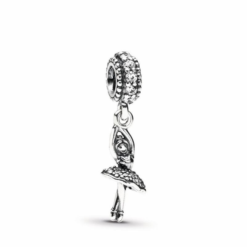 Pandora Australia Ballerina Dangle Charm - Sterling Silver | VJGWHX082